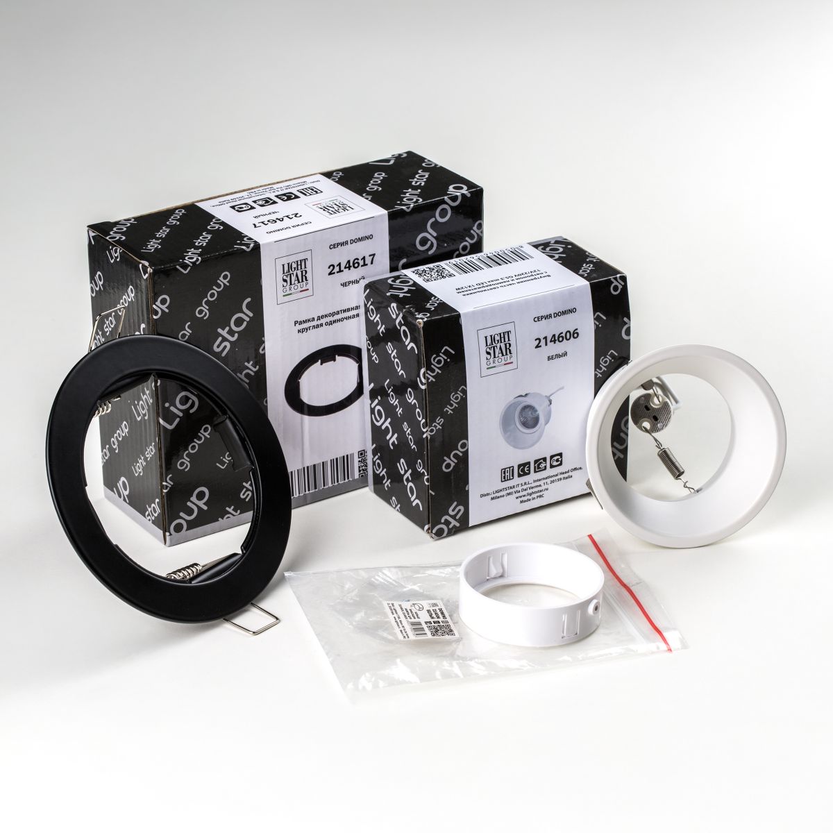 Встраиваемый светильник Lightstar Domino (214617+214606+214006) D61706WMOD