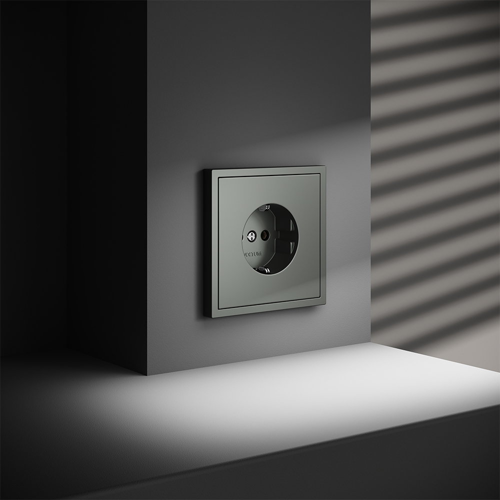 Розетка Voltum S70 VLS040106 (титан)