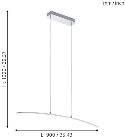 Подвесной светодиодный светильник Eglo Lasana 32048