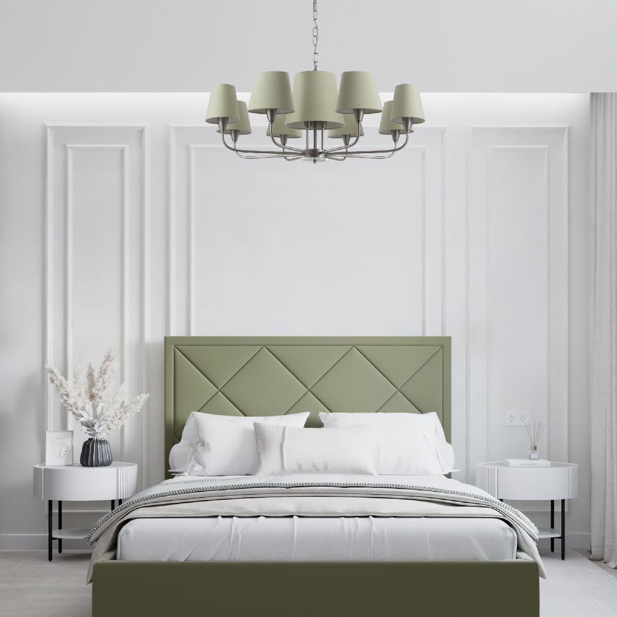 Подвесная люстра Eurosvet Milos 60153 никель a064992