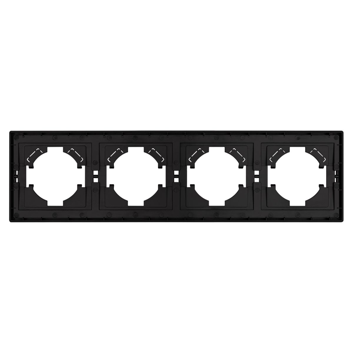 Рамка пластиковая на 4 поста Arlight FRM-TENDO-SFPL-4-GR 054655