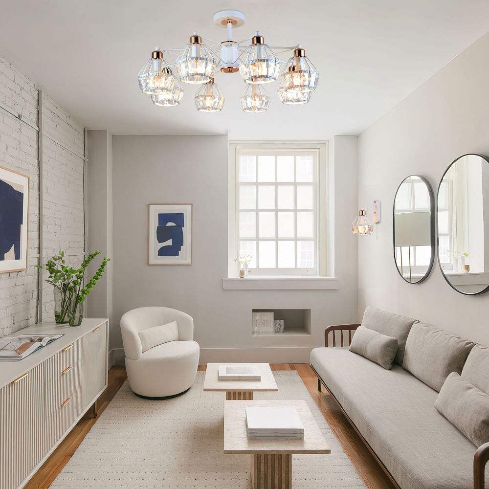 Потолочная люстра Eurosvet Lord 70075/8 белый