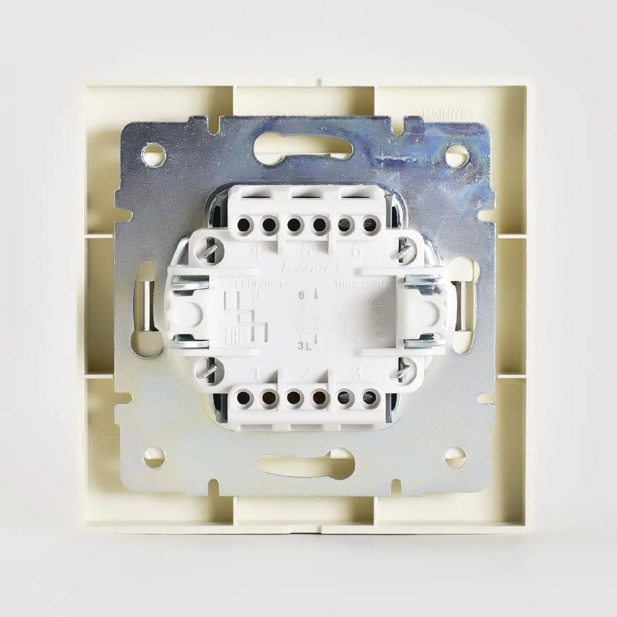 Выключатель с подсветкой Lezard Rain 703-0303-111