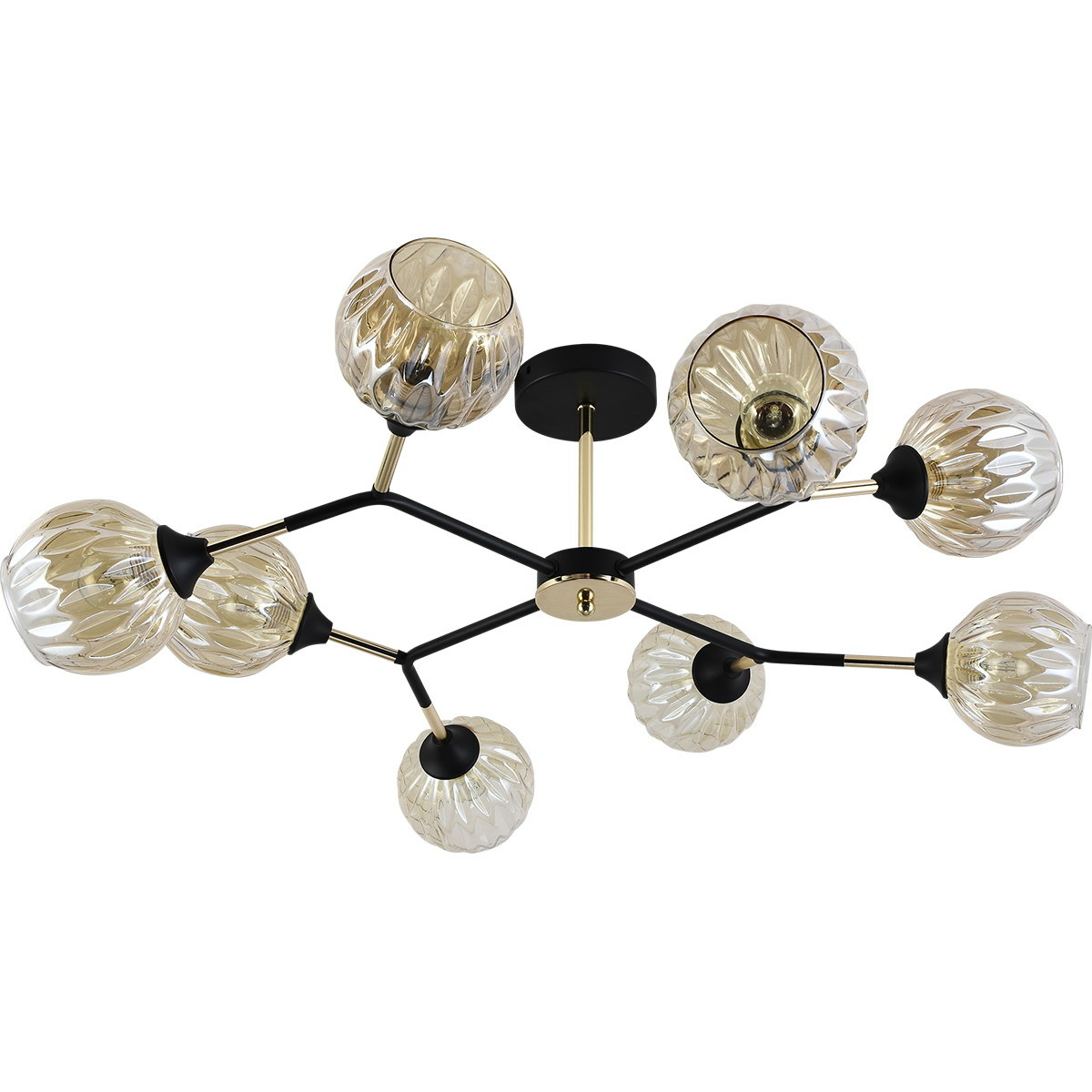 Люстра на штанге Reluce 01358-0.3-08 BK+FGD