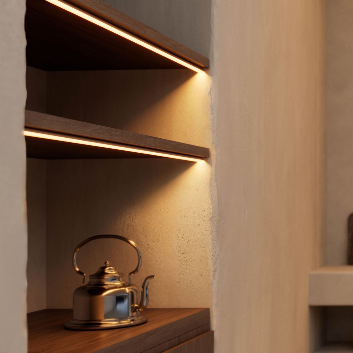 Профиль Arlight LINE-D-1111-2000 SQUARE ANOD (Алюминий) 061084