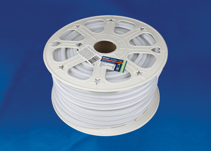 Светодиодная влагозащищенная лента (UL-00003770) Uniel 8W/m 120LED/m 2835SMD красный 50M ULS-N21-2835-120LED/m-8mm-IP67-220V-8W/m-50M-Red