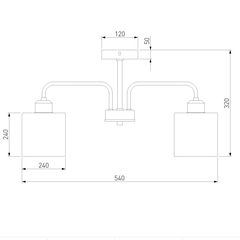 Потолочная люстра Eurosvet Essence 30176/3 хром