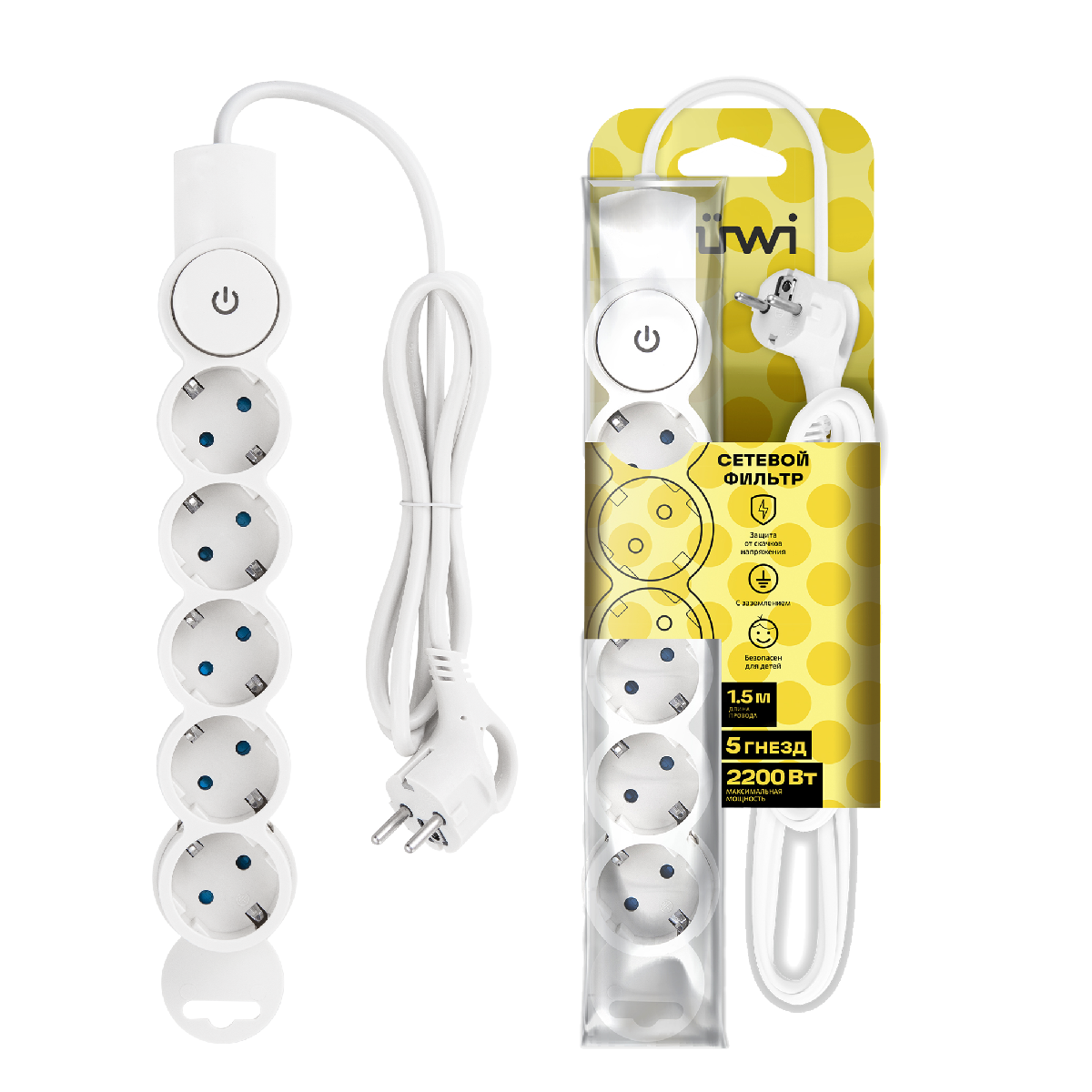 Сетевой фильтр Duwi 32574 1