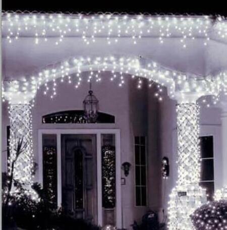 Уличная светодиодная гирлянда (UL-00001360) Uniel занавес 230V белый ULD-C1515-160/SWK White IP67