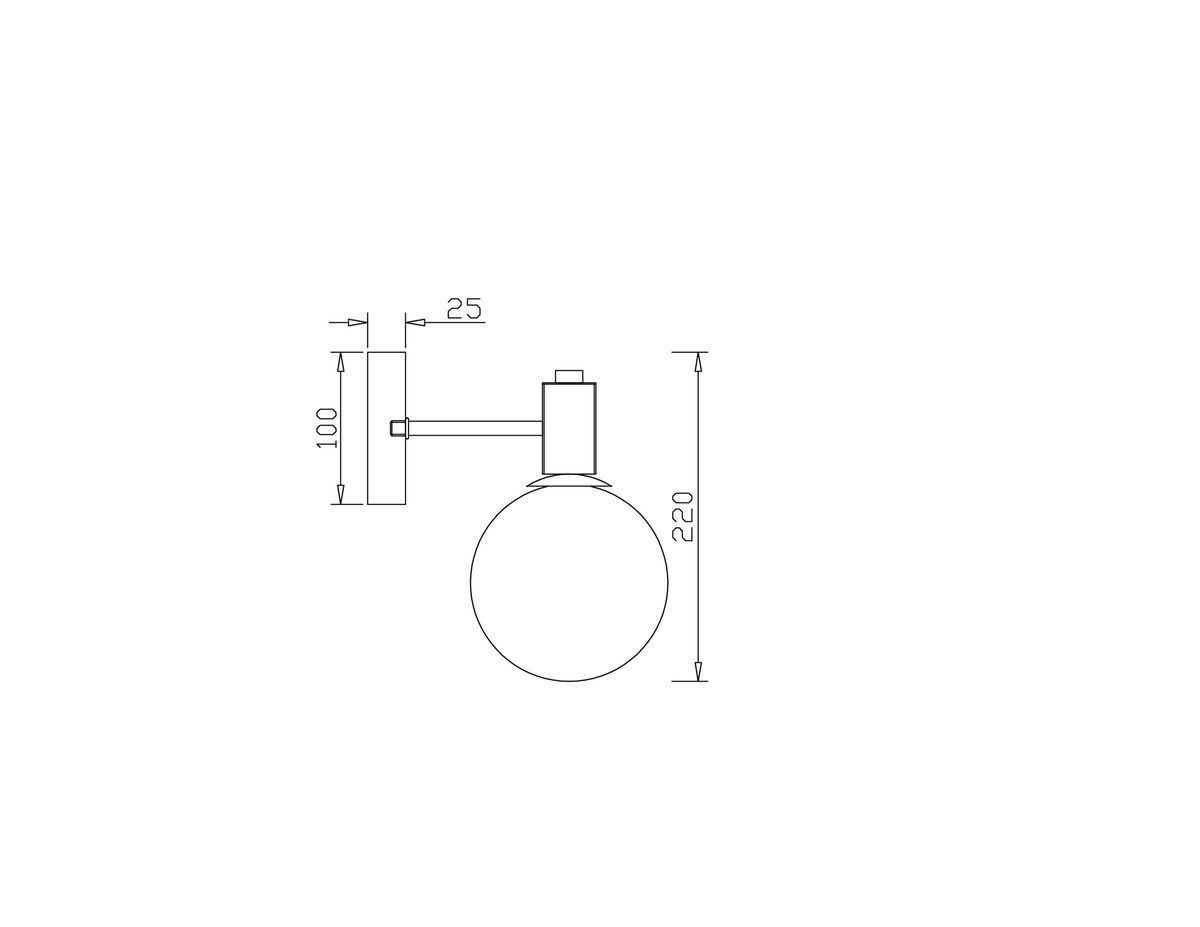 Бра Freya Globo FR5175WL-01BS
