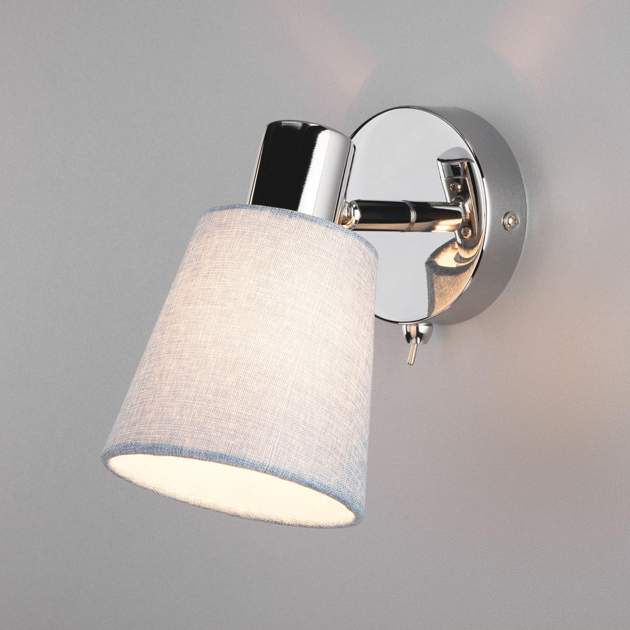 Спот Eurosvet Culver 20080/1 хром/голубой