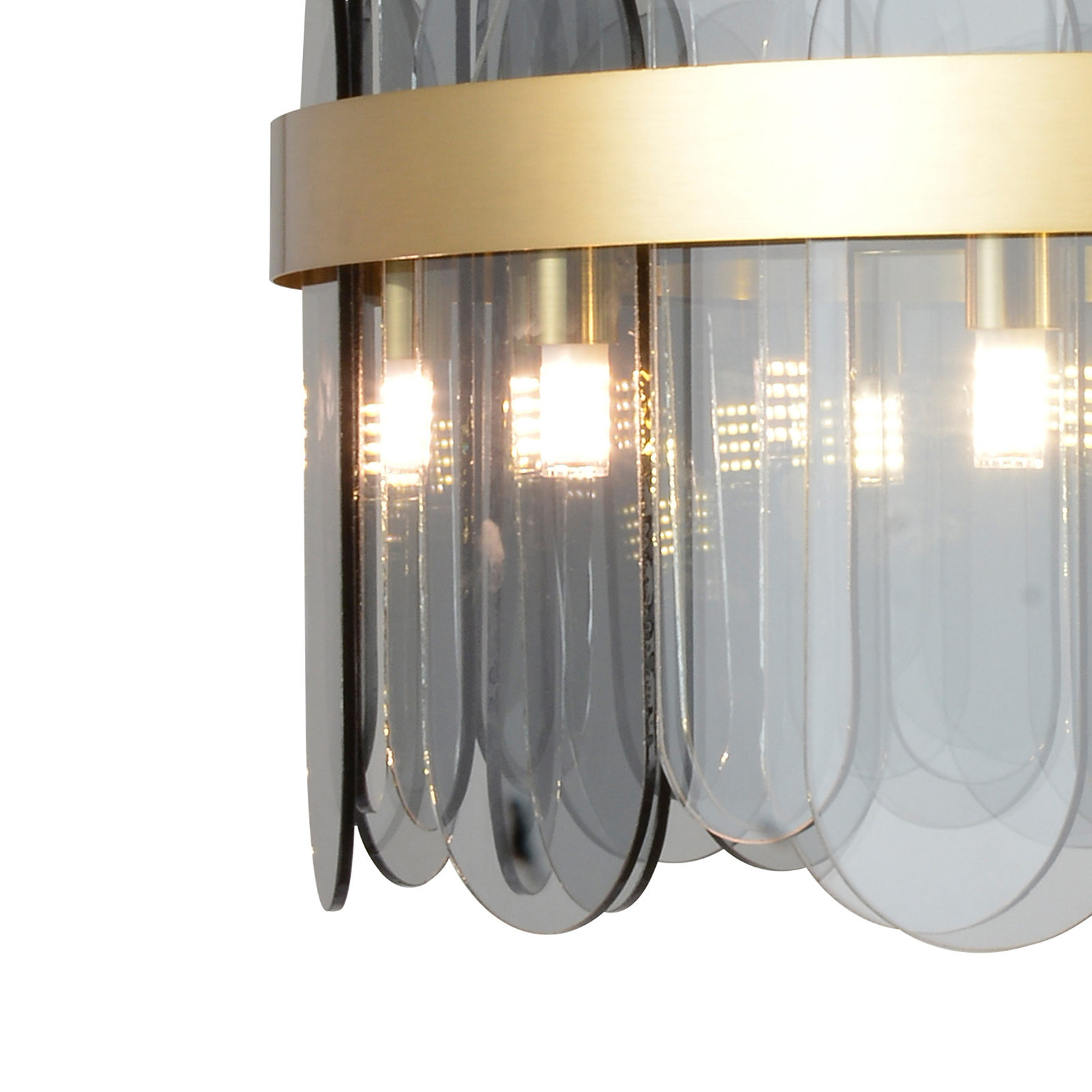 Подвесная люстра Natali Kovaltseva VALENCIA 91000/12C GOLD SATIN