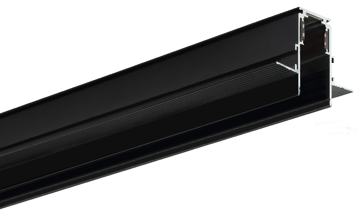 Шинопровод магнитный встраиваемый iLedex Vision 4822-65/48-1000-BK