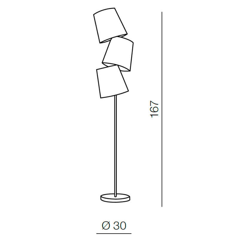 Торшер Azzardo Svea AZ1024