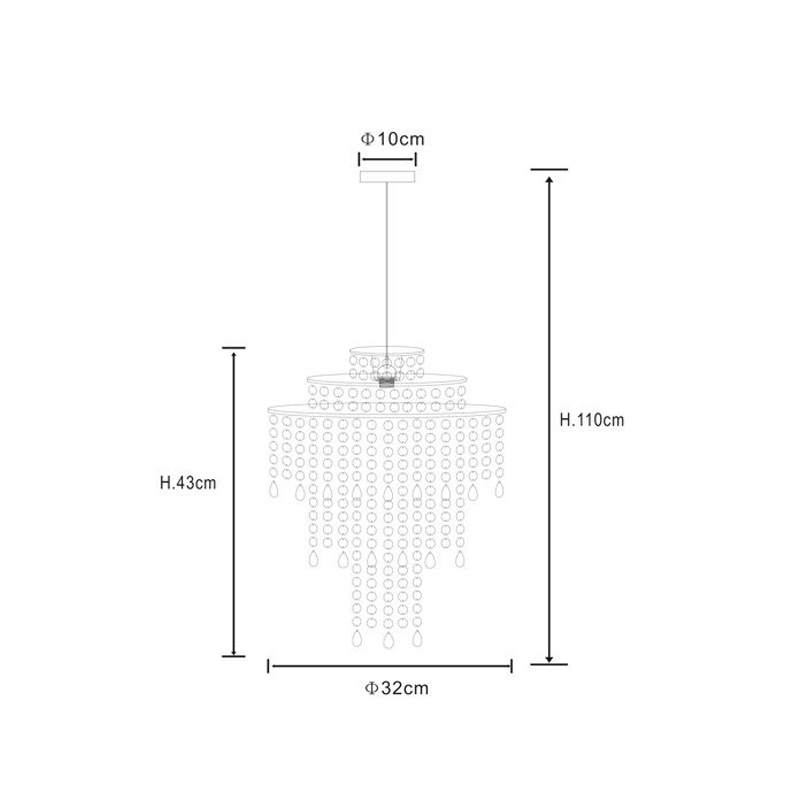 Подвесная люстра Zumaline SINTRA A001