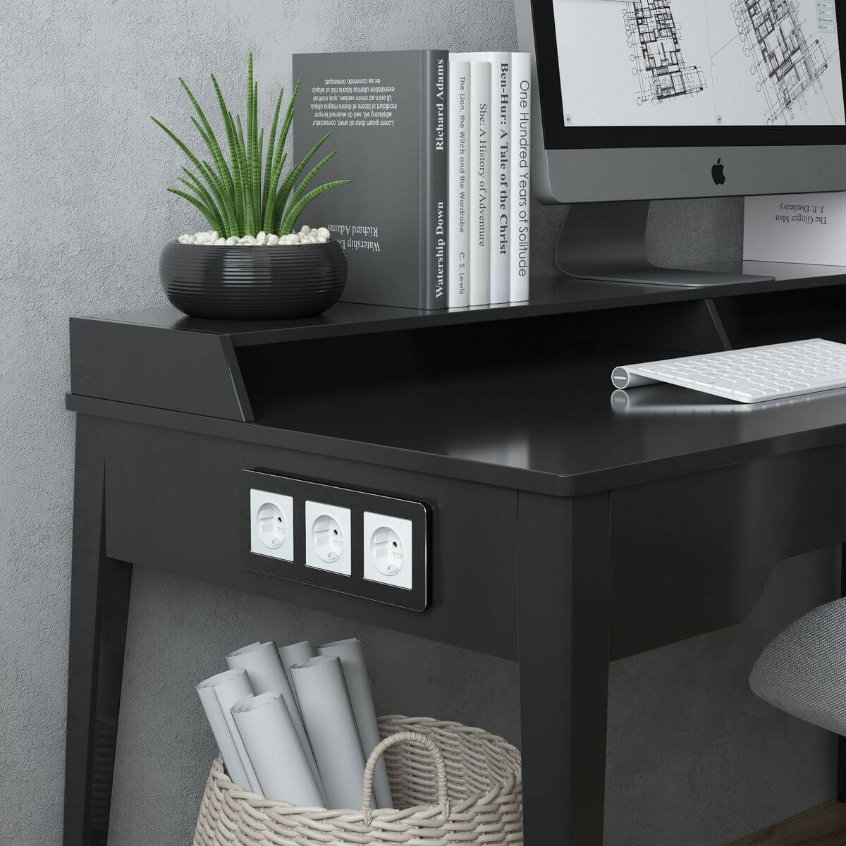 Розетка с заземлением Werkel 4690389184703 W1171061