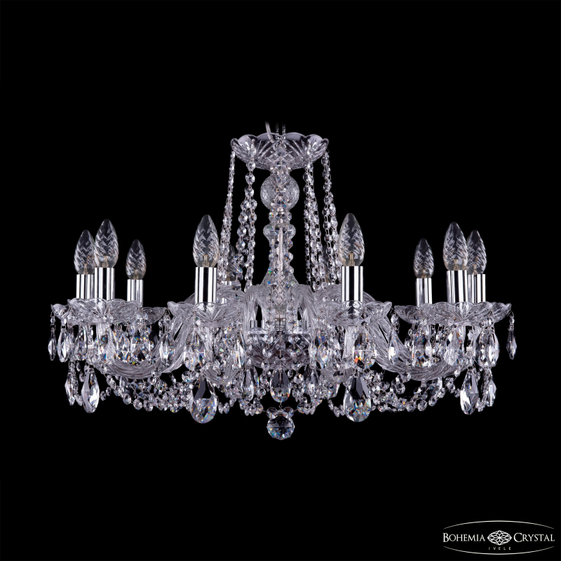 Подвесная люстра Bohemia Ivele Crystal 1402/10/240 Ni