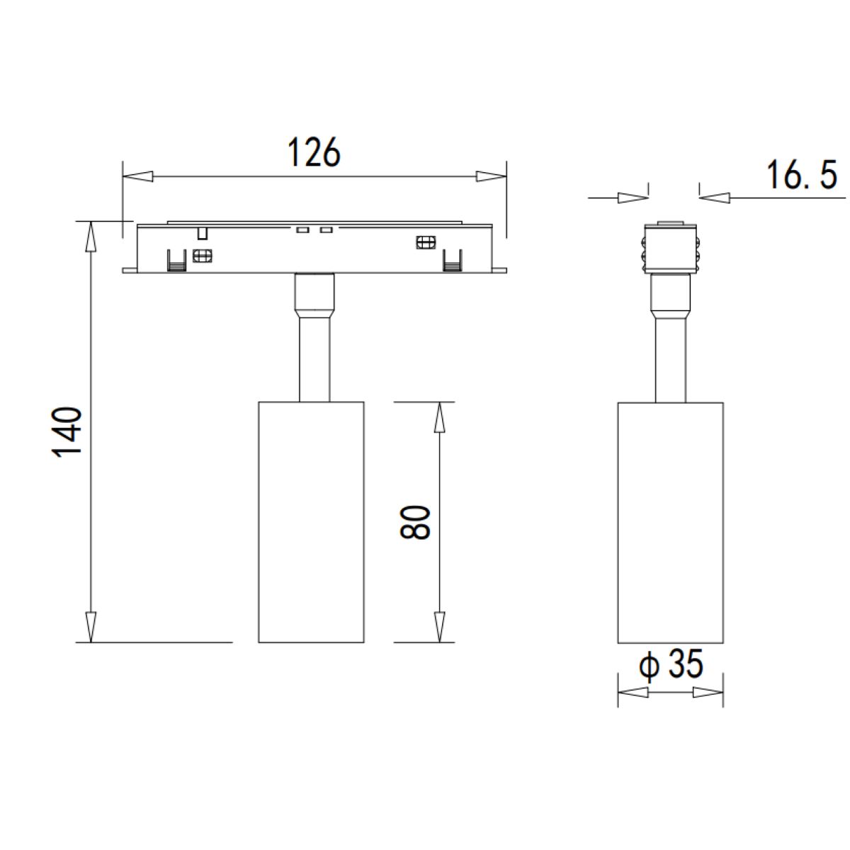 Трековый светильник Donolux Alpha DL20295WW6WDIM