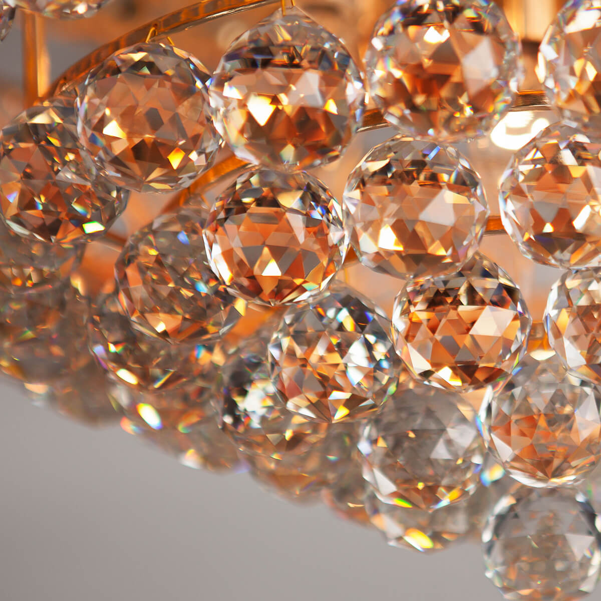 Потолочная люстра Eurosvet 3296/16 золото/прозрачный хрусталь Strotskis