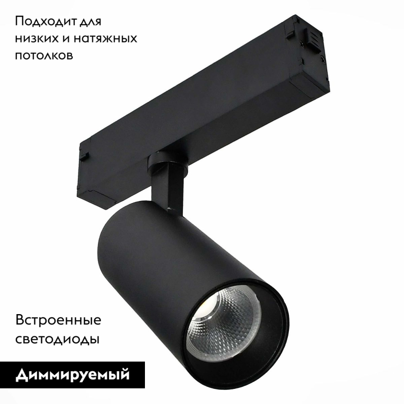 Трековый светодиодный светильник для магнитного шинопровода ST Luce ST660.496.10