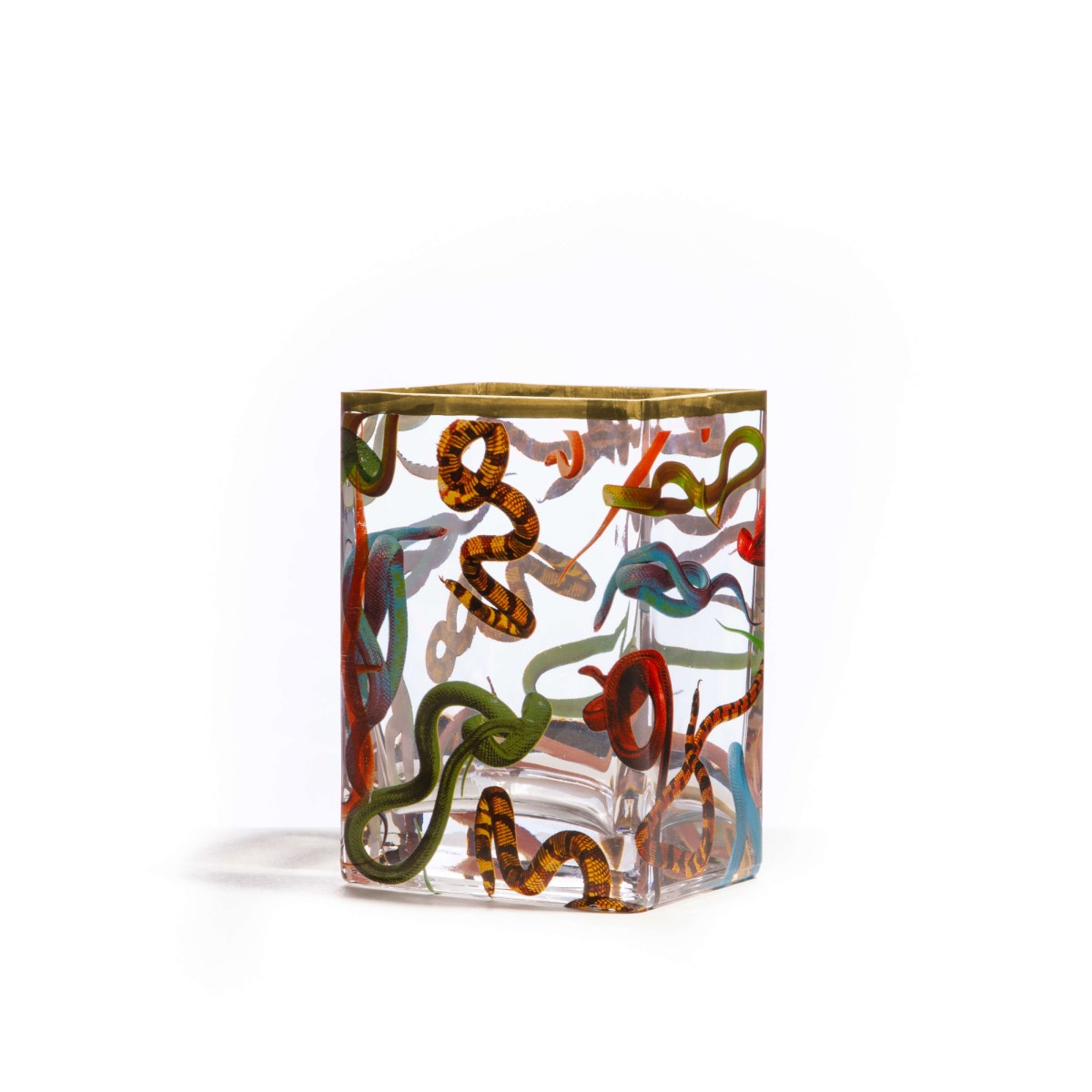 Ваза Snakes Small Seletti Toiletpaper Glass Vase 14121