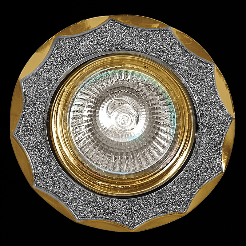 Встраиваемый светильник Reluce 01001-9.0-001AK MR16 SS+GD