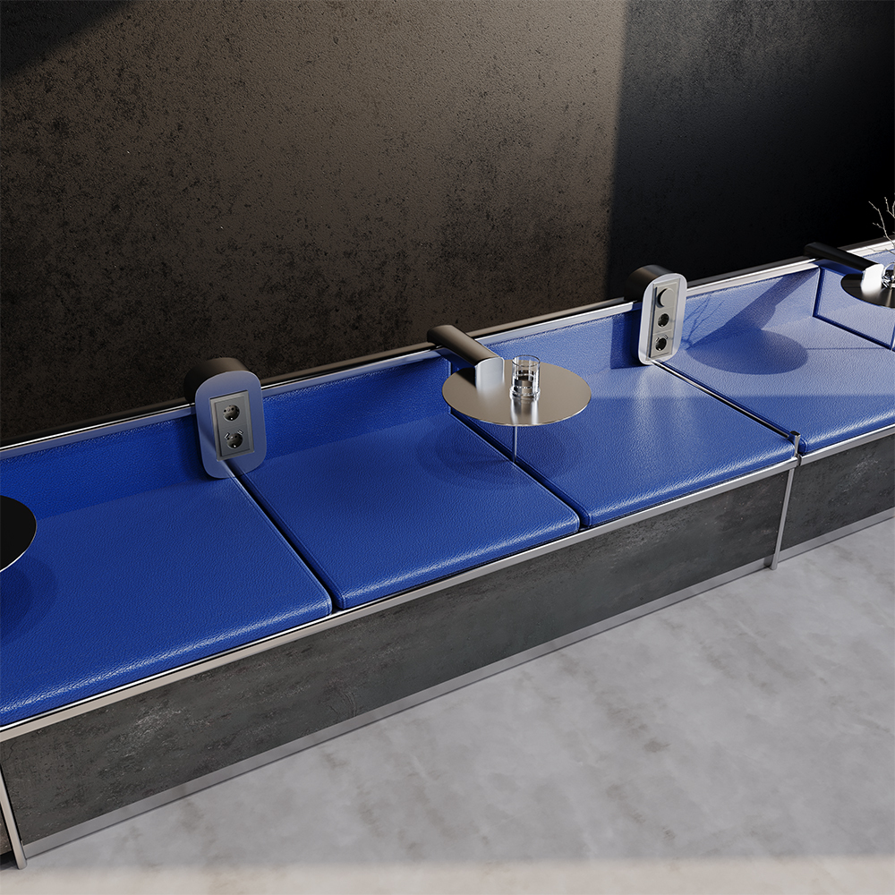 Рамка на 3 поста Voltum S70 VLS110306 (титан, стекло)