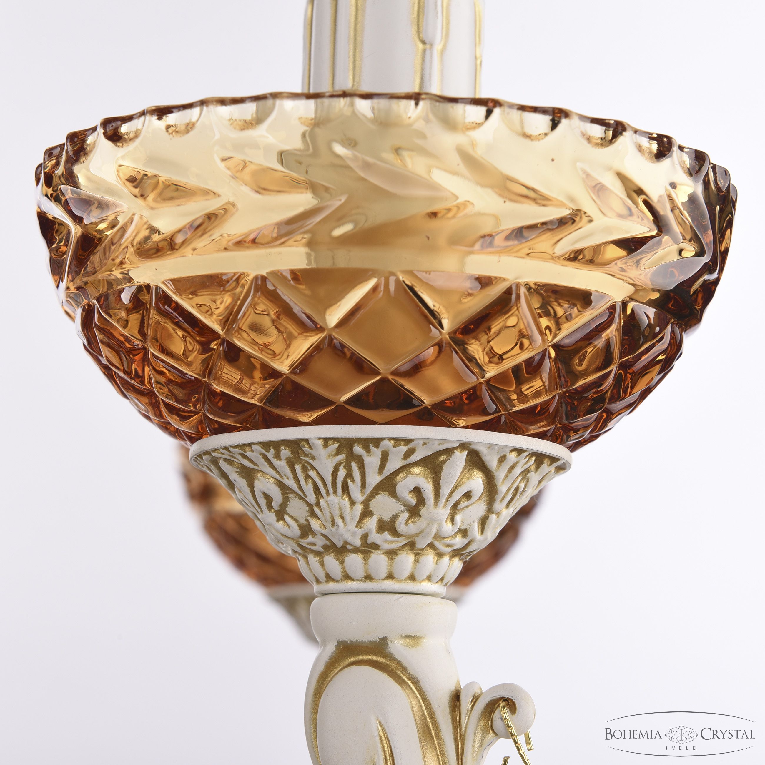 Подвесная люстра Bohemia Ivele Crystal AL78101P/8/250 A WMG P Amber/M-1F
