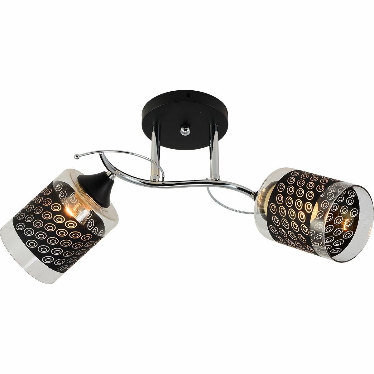 Люстра на штанге Reluce 01316-0.3-02 BK+CR