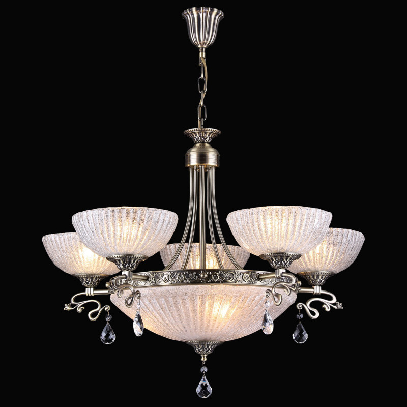 Подвесная люстра Natali Kovaltseva 11300/5+3C ANTIQUE