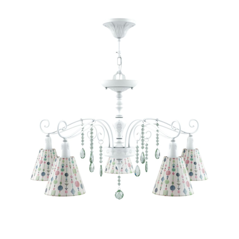 Подвесная люстра Lamp4you Provence E4-05-WM-LMP-O-17-CRL-E4-05-GR-DN