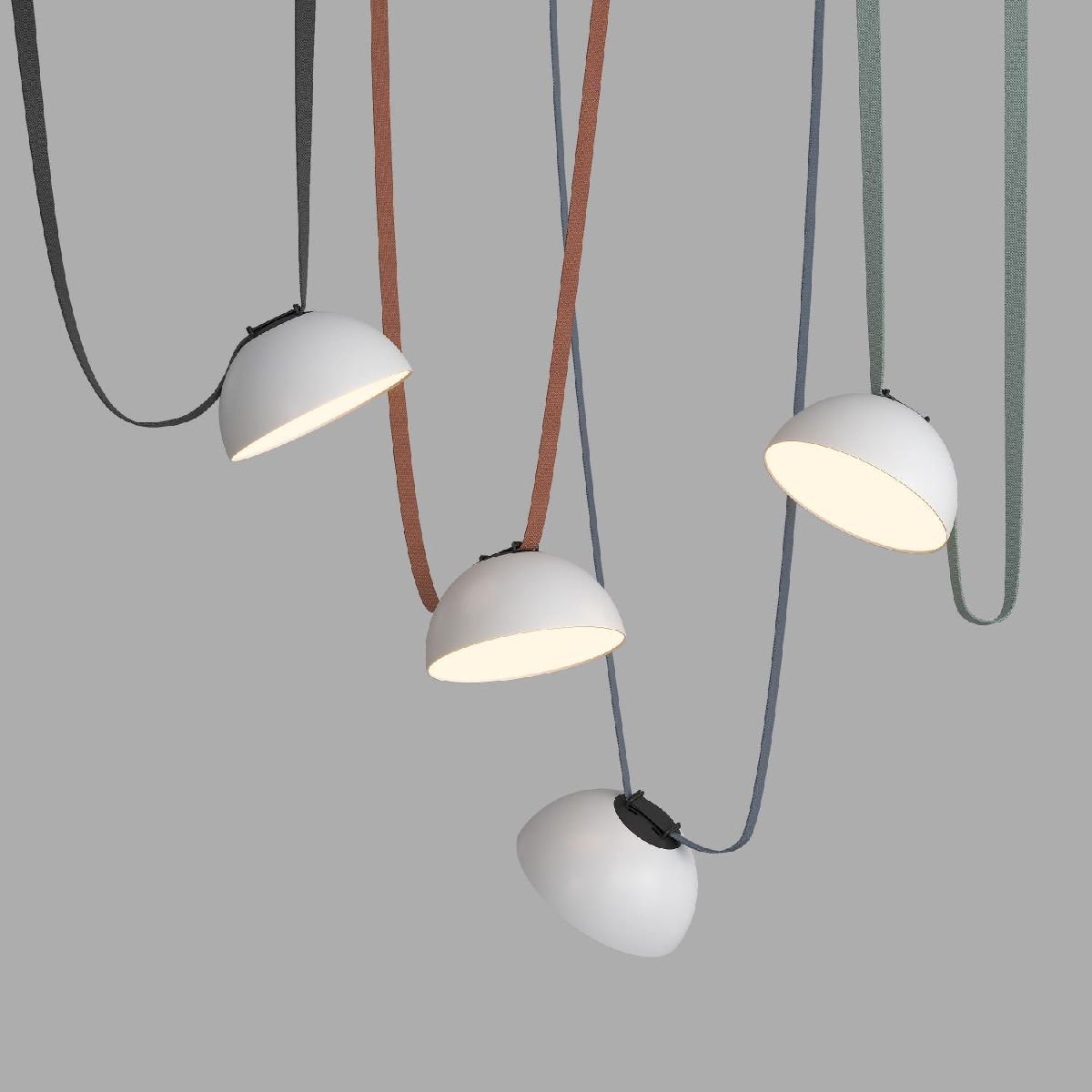 Трековый однофазный светильник Denkirs Belty Flow DK5561-WH+BK