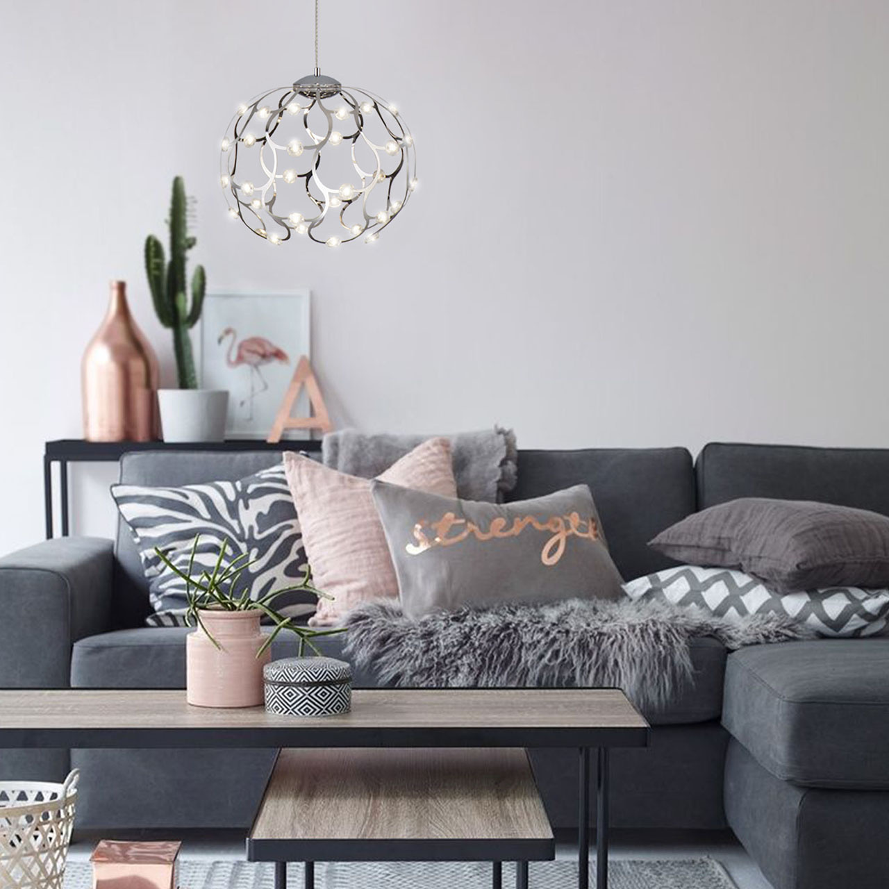 Подвесной светодиодный светильник Bogates Drops 430/1