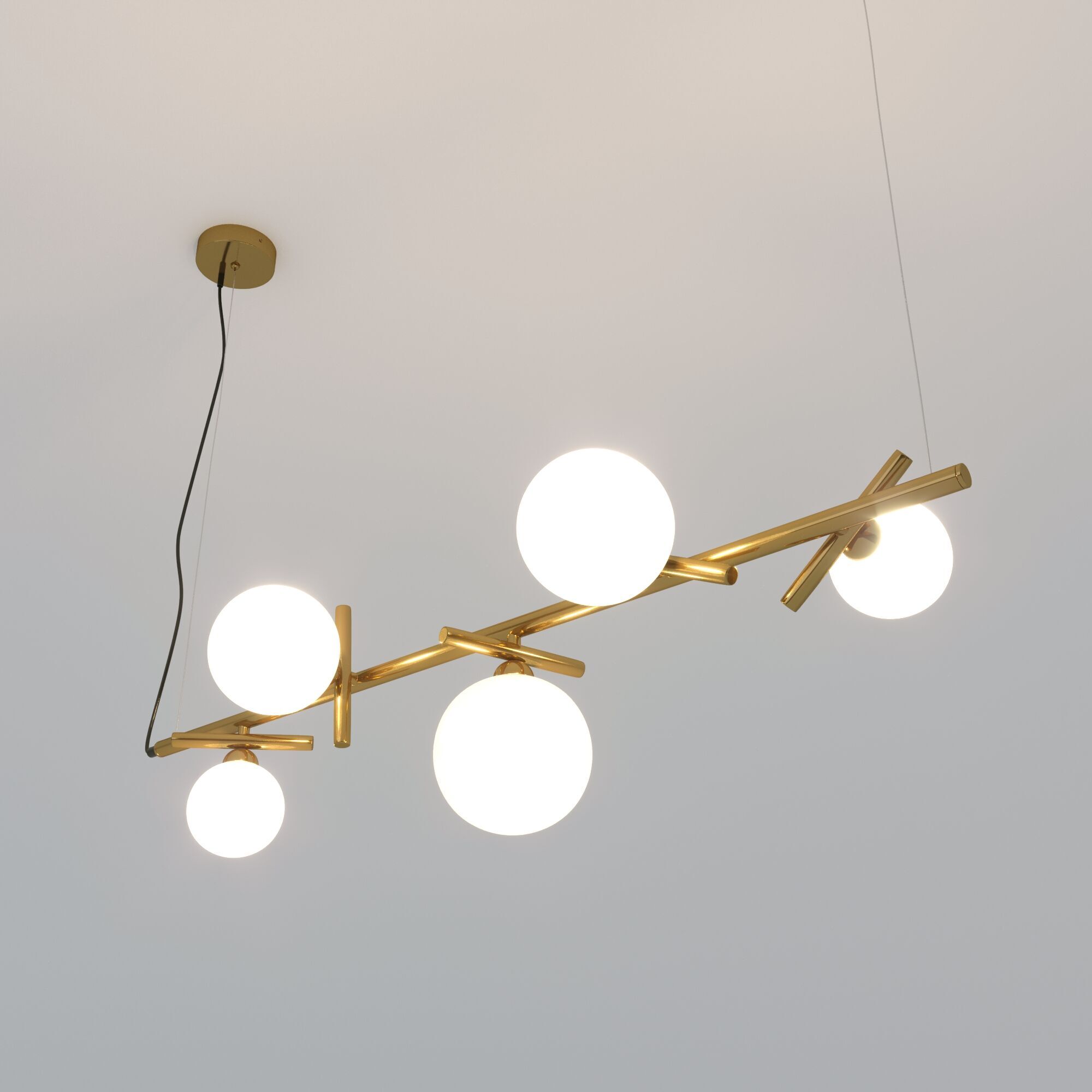 Подвесная люстра Eurosvet Salut 50382/5 латунь a062097