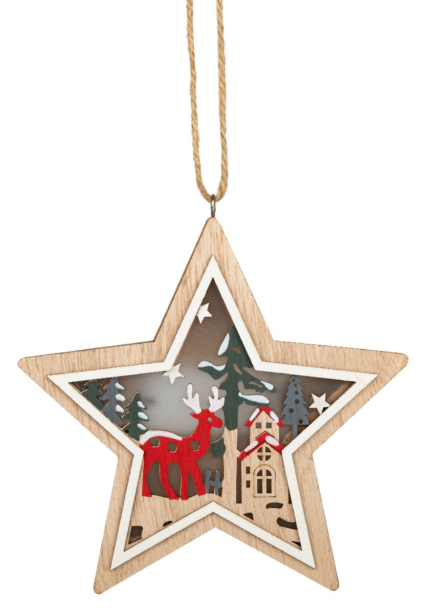 Новогодняя фигура Звездочка Эра ENGDS-4L Б0060478