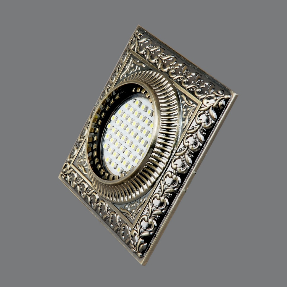 Встраиваемый светильник Elvan TCH-6121SQ-GU-10-Br