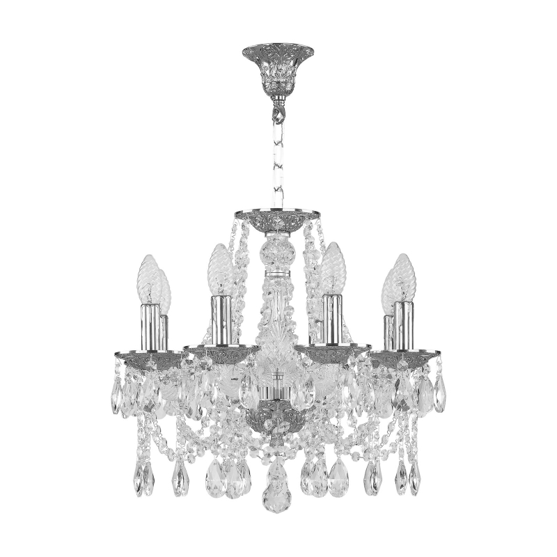 Подвесная люстра Bohemia Ivele Crystal 1607/8/141 Ni