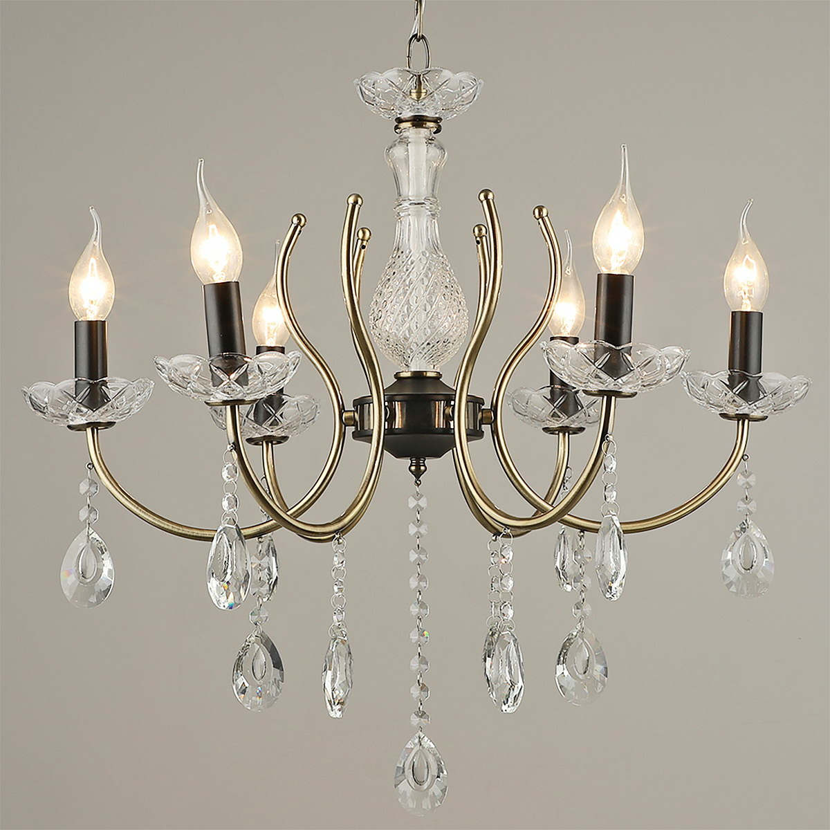 Подвесная люстра Reluce 03805-0.4-06 AB+BK