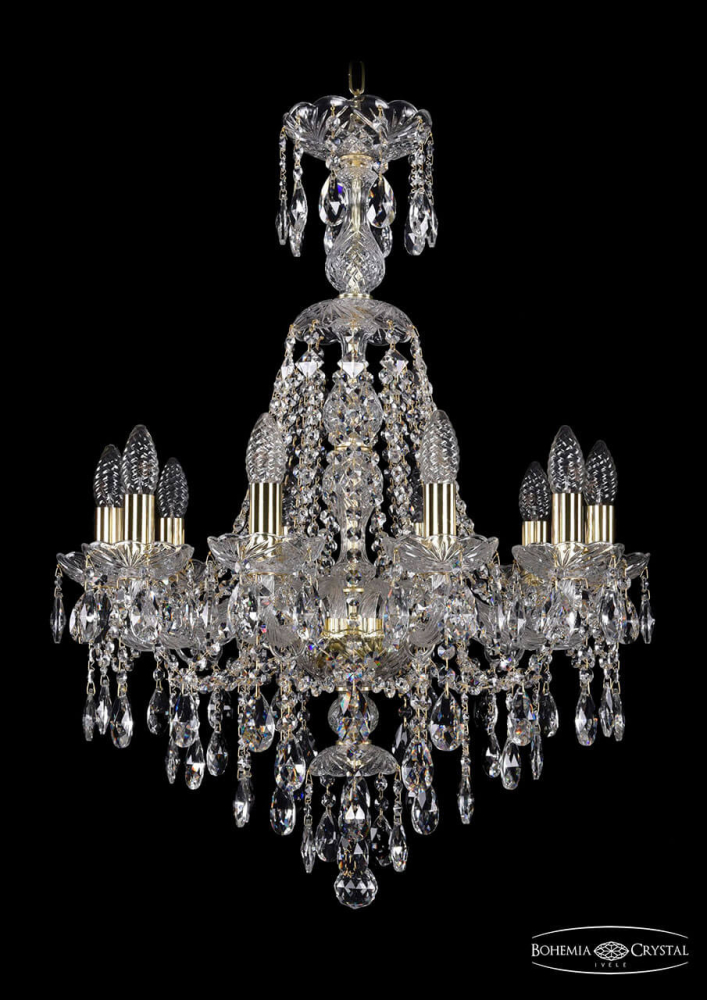 Подвесная люстра Bohemia Ivele 1415/10/200/XL-76/G