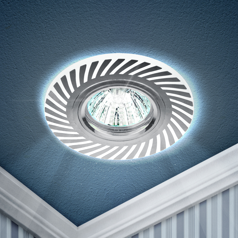 Встраиваемый светильник Эра DK LD39 WH/CH /1 Б0048935