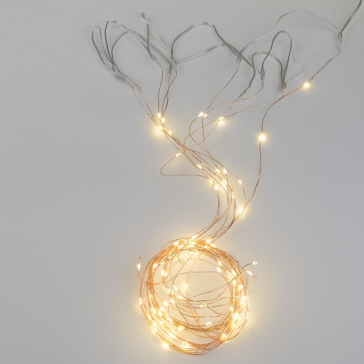 Светодиодная гирлянда Uniel занавес (UL-00007249) теплый белый ULD-C1510-100/STA Warm White IP44