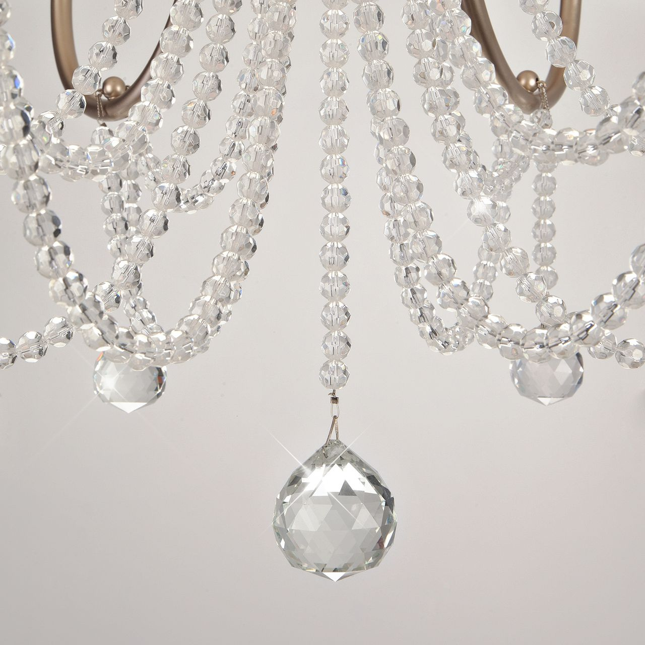 Подвесная люстра Eurosvet Serenata 10088/6 перламутровое золото Strotskis