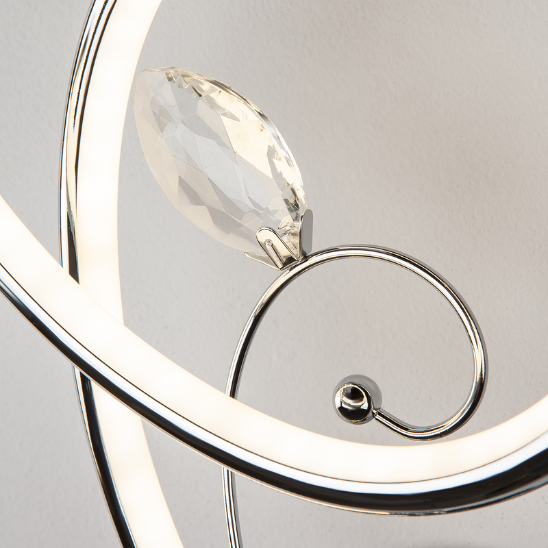 Настенный светодиодный светильник Eurosvet Agata 90089/1 хром