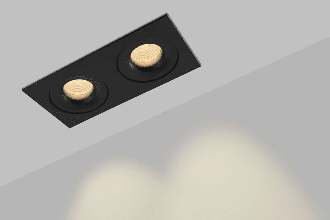 Корпус встраиваемого светильника SWG COMBO-2S2-BL 004159