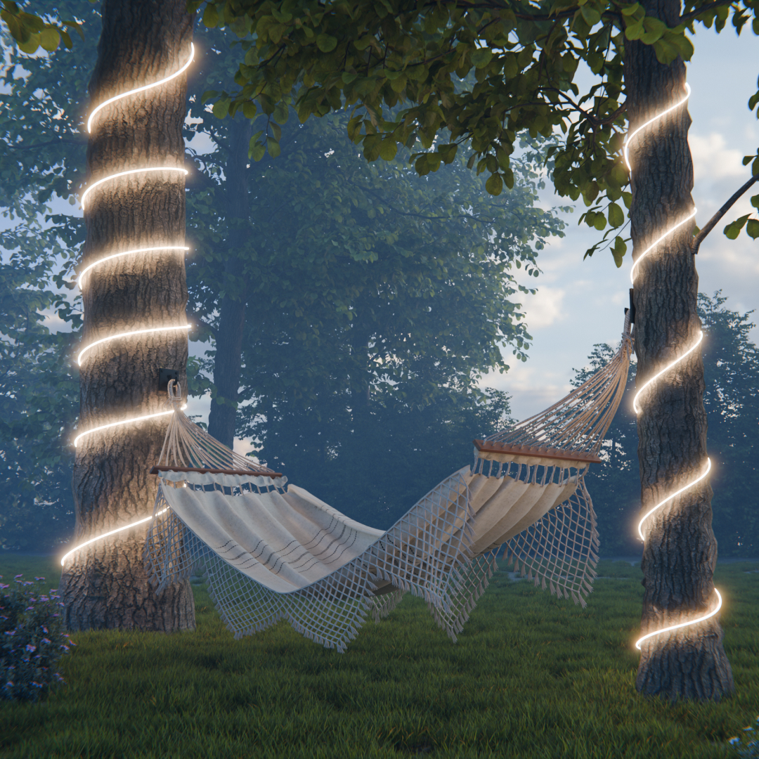 Комплект светодиодного неона Apeyron 220В, 6Вт/м, 300лм/м, 4000К, smd 2835, 144д/м 10м, IP65, с аксессуарами (сетевой шнур, заглушка, крепеж - 10шт) 10-114