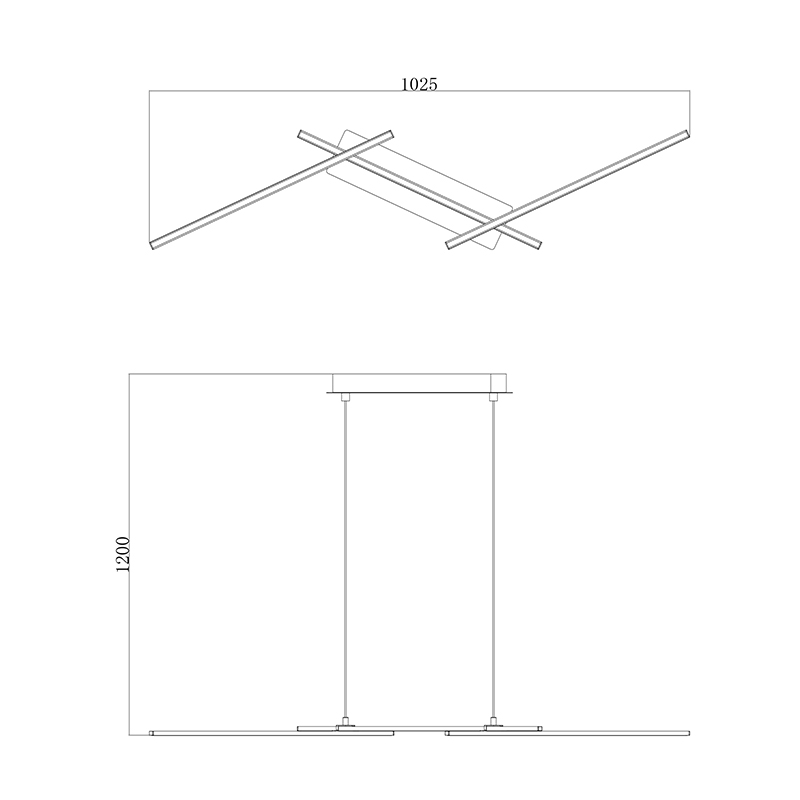 Подвесная люстра светодиодная Zumaline MATANA L180621-3