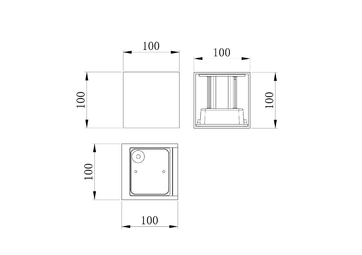 Уличный настенный светильник Maytoni Fulton O572WL-L20W3K