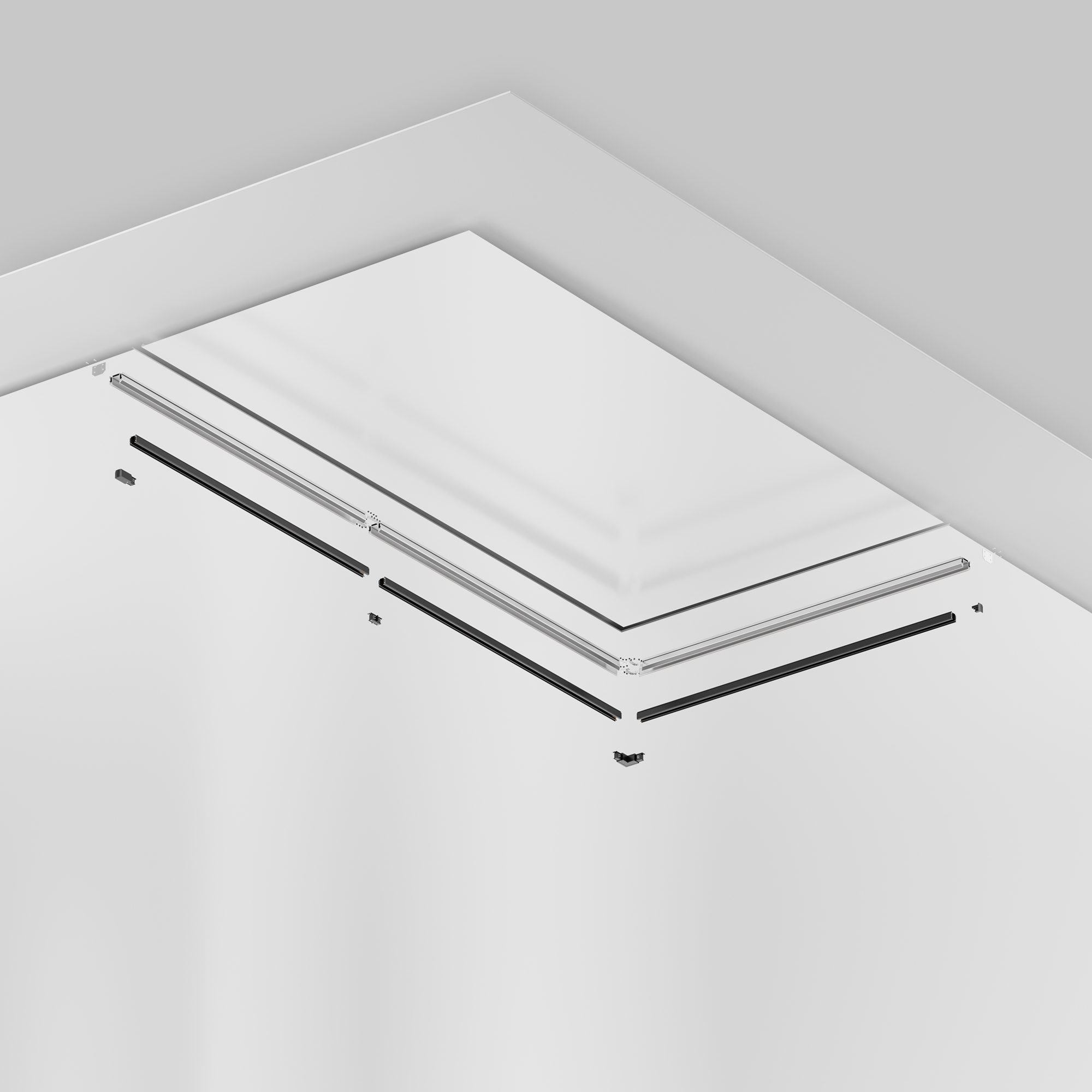 Профиль для монтажа Maytoni Three phase track system Trinity TRA005MP-312S