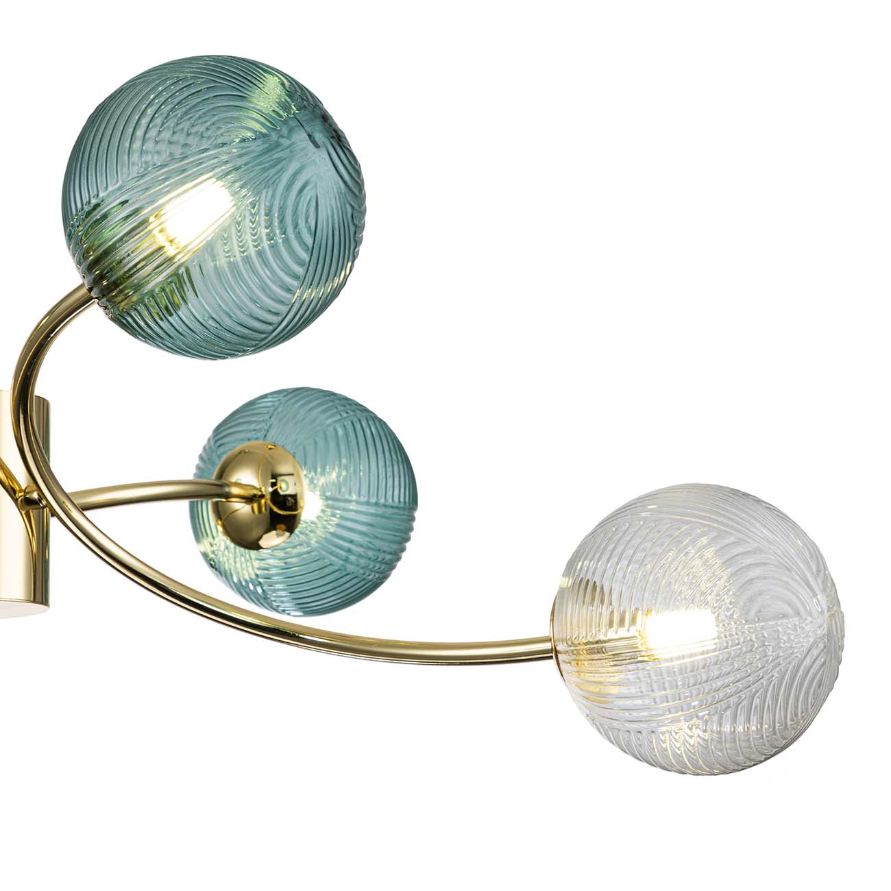 Люстра на штанге Indigo Selva 11032/6R Gold V000296