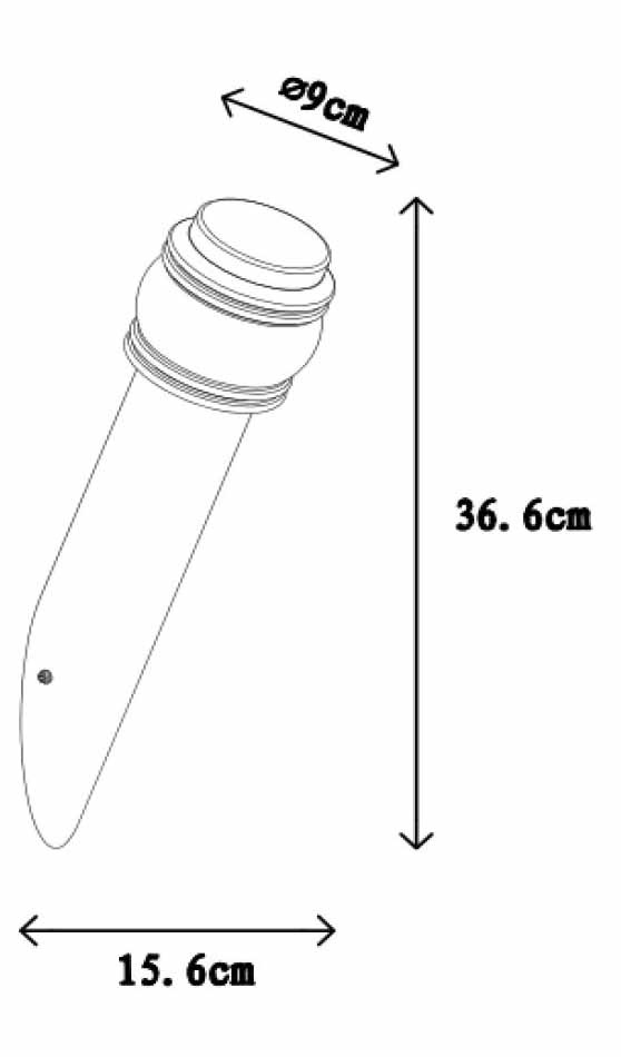 Уличный настенный светильник Lucide Mirane 11807/01/30